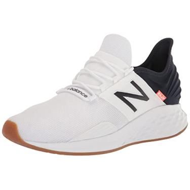 Imagem de New Balance Fresh Foam Roav V1 masculino, Branco/eclipse, 8.5 Wide
