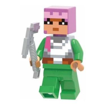 Imagem de Hedwig Minecraft Boneco Minifigure Blocos De Montar