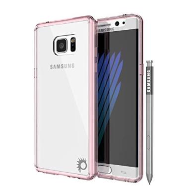 Imagem de Capa Punkcase Note FE [Série Lucid 2.0] [Ajuste Fino] [Costas Transparentes] Capa Armor com Proteção Integrada de Queda Total do Corpo e Protetor de Tela PunkShield Compatível com Samsung Galaxy Note FE, Crystal Pink