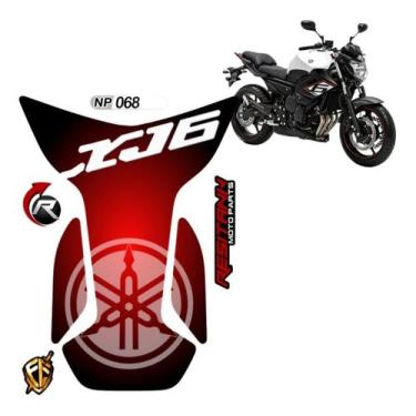 Imagem de Adesivo Tankpad Yamaha Xj6 Protetor De Tanque Resitank, NP068