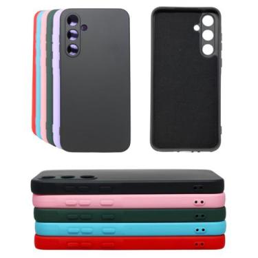 Imagem de Capa Capinha Para Galaxy A35 Aveludada Silicone Case - Mustangshop, Pr