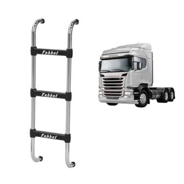 Imagem de Estribo Traseiro p SC P/G 2019 a 2021 NTG 3 Degraus Cromado - Fabbof