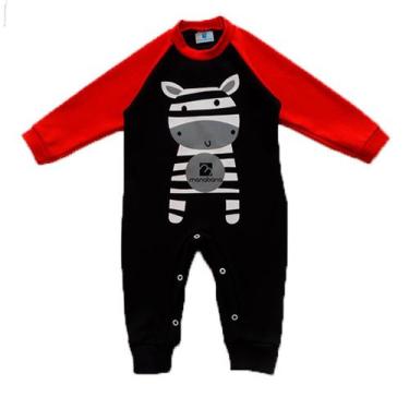 Imagem de Macacão Manabana Top Roupas Bebe Recem Nascido Enxoval Batizado, Preto