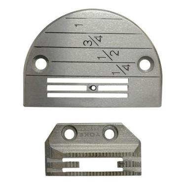 Imagem de Chapa De Agulha E Dente 4 Carreiras Leve Para Maquinas de Costura Reta