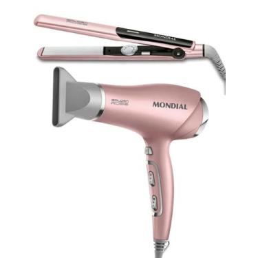 Imagem de Kit Mondial 2 em 1 Secador SC-32 220V & Prancha Chapinha P-20 Golden R