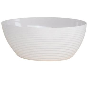 Imagem de Travessa Oval Com Friso LE CHEF 33,5x23,5x12,5Cm Branca - Paramount