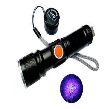 Imagem de Mini Lanterna Luz Ultravioleta 9 Led Luz Negra Uv Escorpião - Mega Imp