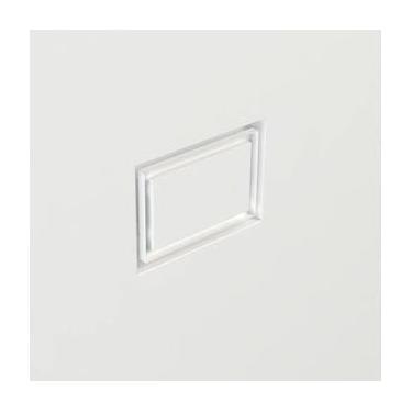 Imagem de Fittes Ventilação de parede embutida canal duplo Luxe+] - 10.2 cm x 30.5 cm branco acetinado