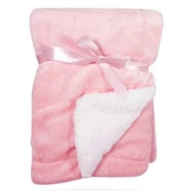 Imagem de Manta Sherpa Para Bebe Dupla Face - REMI ENXOVAIS, ROSA
