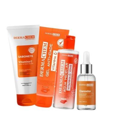 Imagem de kit Skincare Clareador Facial com Vitamina C para peles com Melasma ou