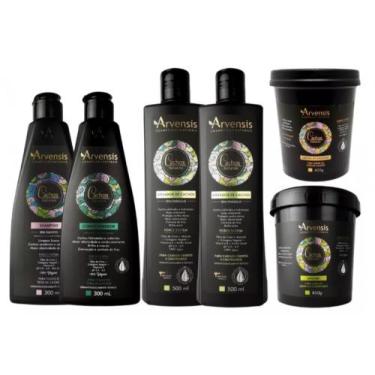 Imagem de Kit Arvensis Crespos Shampoo Condicionador 2 Ativador Mascara Geleia A
