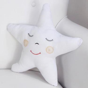 Imagem de Almofada Decorativa Estrela - Laura Baby, Branco