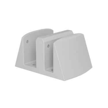 Imagem de Suporte Duplo para Notebooks - Armazenamento Seguro  Mesa Escritorio H