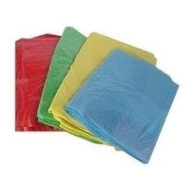 Imagem de Kit 4 Saco Para Lixo Coleta Seletiva 60lts Cores - HIGIPACK