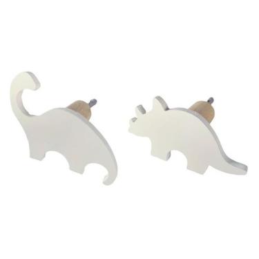 Imagem de 2 Ganchos de parede Dinossauros infantil safari mochila - SOUVENIR DEC