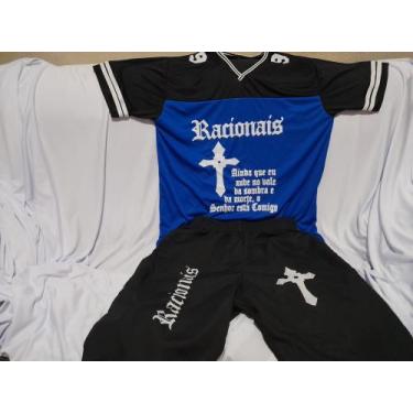 Imagem de Racionais - conjunto ( calça + camisa ) - RR, Azul, G