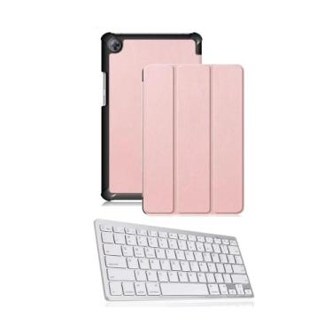 Imagem de Capa Smart Protetora + Teclado Bluetooth Para Tablet Redmi Pad SE 8.7 