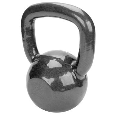 Imagem de Kettlebell De Ferro Revestido 8 Kg Para Musculação Em Casa
