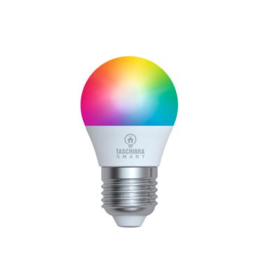 Imagem de L  mpada Led Smart Wi-fi Inteligente Bolinha 6w E27 Rgb Taschi