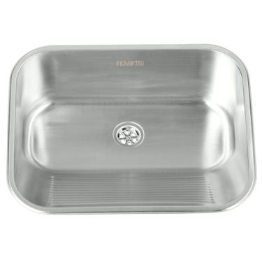 Imagem de Cuba Tanque 53x43 cm Aço Inox 304 Lavanderia Área de Serviço