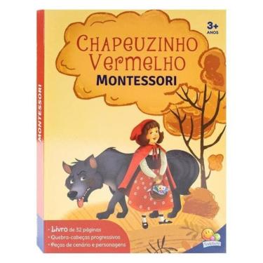 Imagem de Montessori Clássicos (Livro-Jogo): Chapeuzinho Vermelho