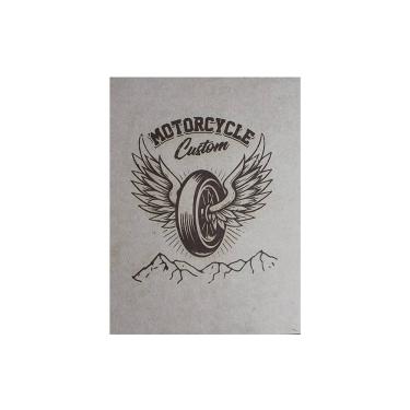 Imagem de Placa Decorativa Adesiva Não é Segredo Roda MDF 30x40 NS0402