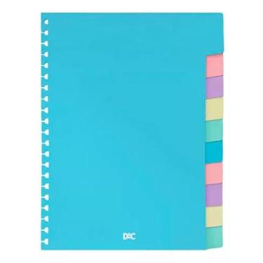 Imagem de Divisória p/ Caderno Argolado Smart 18x24 10 matérias - DAC