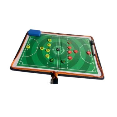 Imagem de simhoa Tabela de futebol para estratégia e prática com prancheta, Verde Escuro