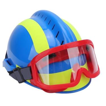 Imagem de Capacete de Segurança, Capacete de Segurança para Construção Em Altura, Capacete de Resgate F2 Com Farol e óculos de Proteção, para Trabalho Em Emergência Em Terremotos Em Altura