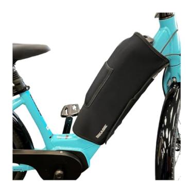 Imagem de BiKase tampa da bateria da bicicleta elétrica da bikase - tampa da bateria da bicicleta elétrica de neoprene para passeios ao ar livre, transporte no suporte do carro, tampa da bateria da bi