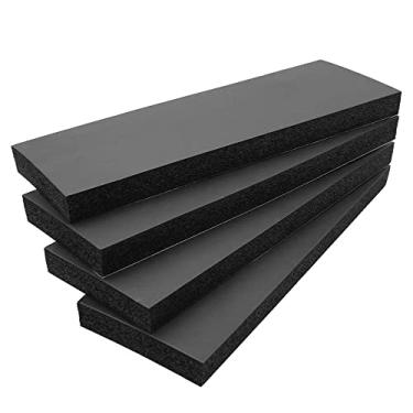 Imagem de Protetor de parede Kxuhivc para garagem, proteção de para-choque à prova d'água e à prova d'água para porta de carro, proteção de para-choque de alta densidade, 30 cm x 9 cm x 2 cm, almofada de espuma autoadesiva para veículos de estacionamento.