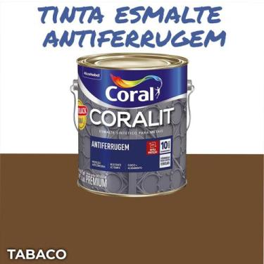 Imagem de Esmalte Antiferrugem Coralit Premium Coral 3,6l Cores, Tabaco