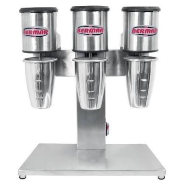 Imagem de Batedor De Milk Shake Triplo Bermar Bm74 Bm75, 110V