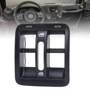 Imagem de Fabater Tampa do Interruptor Janela de Potência Central Dash para JK Style Body 4 Door 2011 a 2018, 1RP75DX9AC, Painel Painel de Instrumentos Janela Elétrica Substitua Substituição