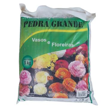 Imagem de Terra P/Vasos e Floreiras 5Kg - Pedra Grande - Terra Pronta Com Composto Orgânicos
