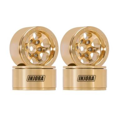 Imagem de Aro de roda INJORA 1.0 Brass Beadlock 28mm para 1/24 1/18 RC