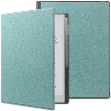 Imagem de HoYiXi Capa para Tablet de Papel Notável com Tela Colorida de 11,8 Polegadas - Compatível com reMarkable Paper Pro 30.0 cm (Lançado em 2024) - Fecho Magnético - Couro Sintético - Unissex