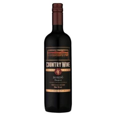 Imagem de Vinho Nacional Country Wine - Bordô Tinto Suave, 750ml