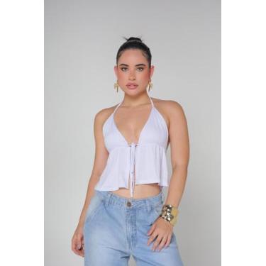 Imagem de Blusa Batinha Feminina Boho Bata Fesquinha Cropped Verão - NoBrand, Br