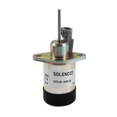 Imagem de RABROPAR Solenoide de desligamento de combustível 1G528-60010 1G939-60010 25-38773-00 PS45CZ290 PS45CZ250 Compatível com motor Kubota V2203 V2607 V3300 V3307 V3800 V38000 DI D1503