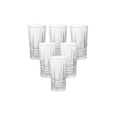 Imagem de Jogo De Copo Los Drinks Dallas Vidro Brinox 300ml Kit 6 Un