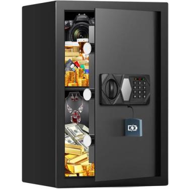 Imagem de Cofre à prova de fogo RXUJYC 3.2 Cub Large para casa com sistema de al