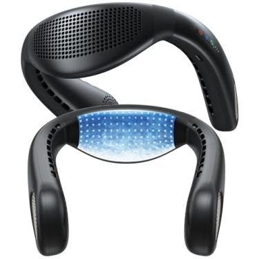 Imagem de TORRAS COOLiFY Air 2025 Ventilador de pescoço atualizado ar condicionado, duplo fluxo de ar Pro Cooling, ventilador portátil ultraleve recarregável, ventilador de refrigeração pessoal essencial de