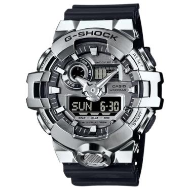 Imagem de Casio G-Shock G-Steel Relógio masculino analógico digital prata GM700-1A, Prata, Moderno