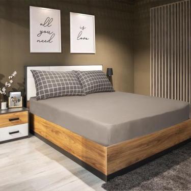 Imagem de Jogo de Cama Portallar Casal Malha 100% Algodão Premiun Classic Laura 