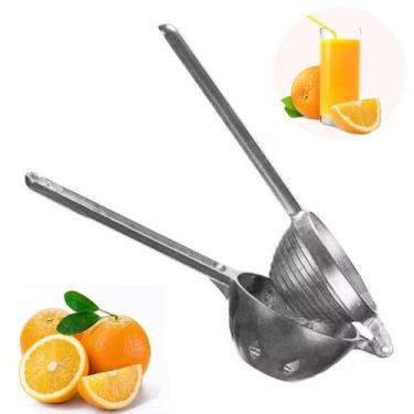 Imagem de Espremedor De Suco Laranja Limão Grande 22cm Alumínio - HomeYz