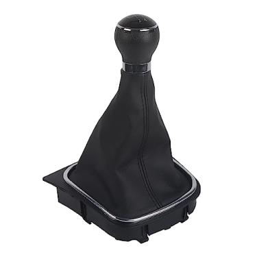 Imagem de Botão de mudança de marcha para carro de 5 velocidades, câmbio manual com capa de bota, manopla de mudança de marcha para 6 MK5 MK6 2005-2014