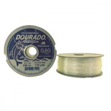 Imagem de Linha Pesca Mazzaferro Branca 0,80Mm X100M 19Dp1B080 - Kit C/10