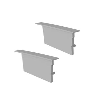 Imagem de ACESSÓRIOS PERFIL ZENITH 62X25 TAMPA/PRESILHA EMB BRANCA