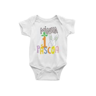 Imagem de Body do Bebê Minha Primeira Páscoa Branca - Del France, M